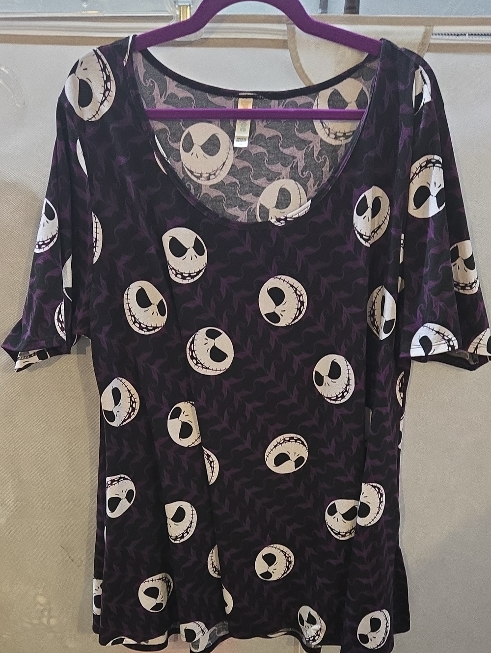 Lularoe Jack Skellington Tunic Top